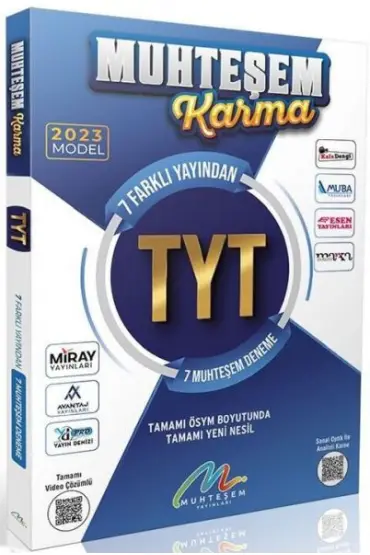 Muhteşem Yayınları 2023 TYT 7 li Karma Deneme Seti