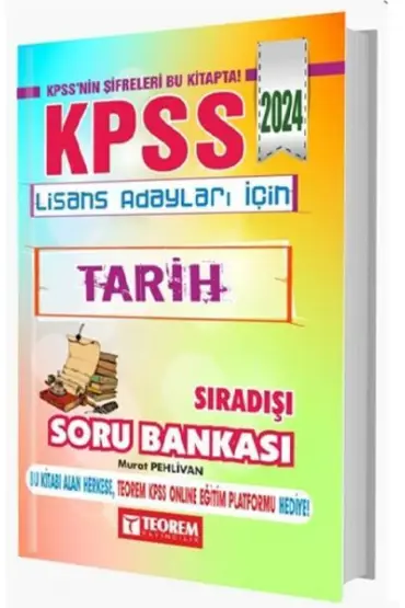 Teorem Yayınları 2024 KPSS Tarih Sıradışı Soru Bankası