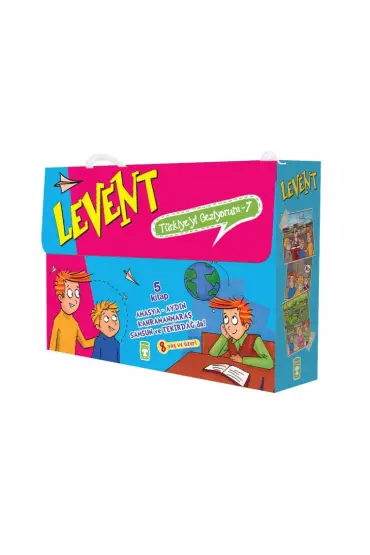 Levent Türkiye'yi Geziyorum 7 Set (5 Kitap)