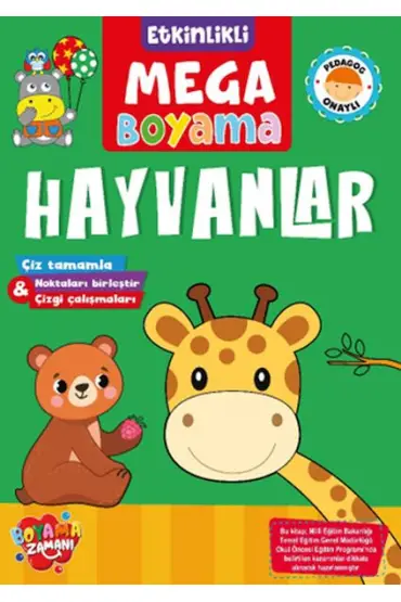 Etkinlikli Mega Boyama - Hayvanlar