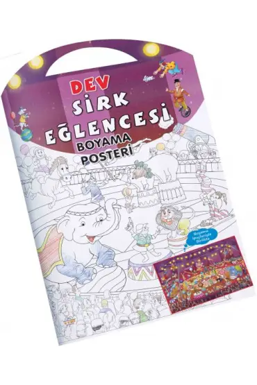 Sirk Eğlencesi Dev Boyama Posteri