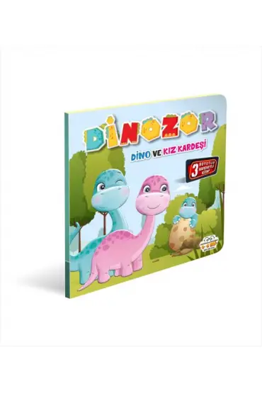 Dinozor Dino Ve Kız Kardeşi 3 Boyutlu