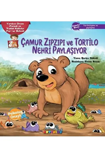 Çamur Zıpzıpı ve Tortilo Nehri Paylaşıyor Yaratıcı Drama Parmak ve Tuzluk Kuklalar Pop-up Sahneli