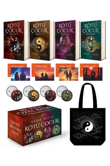 Kötü Çocuk Serisi 4 Kitap Takım (Kutulu Ciltli Set)