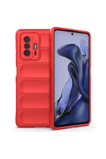  942 Xiaomi Mi 11t Kılıf Optimum Silikon - Ürün Rengi : Bordo