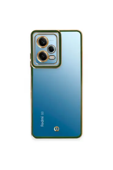  942 Xiaomi Redmi Note 12 5g Kılıf Liva Lens Silikon - Ürün Rengi : Yeşil