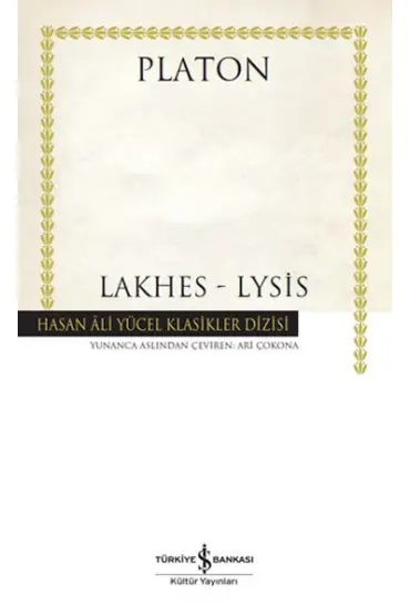 Lakhes-Lysis - Hasan Ali Yücel Klasikleri