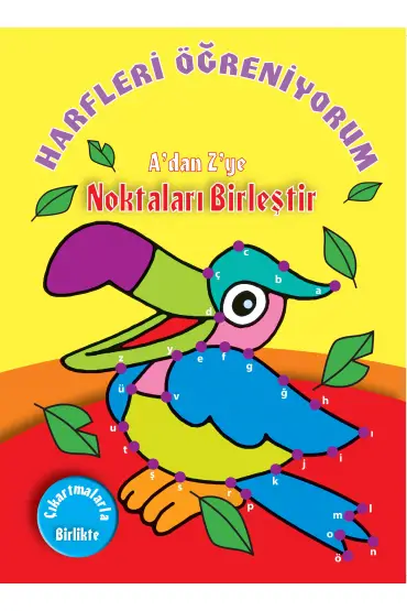 Harfleri Öğreniyorum A'dan Z'ye Noktaları Birleştir