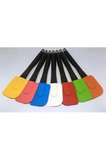  303  Dekoratif Renkli Silikon Spatula Pratik Sevimli Spatula Kaşık