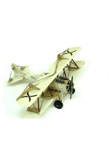  Dekoratif Metal Uçak Çift Kanatlı