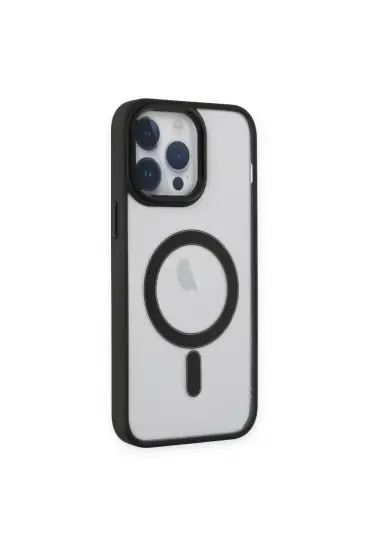  942 İphone 14 Pro Max Kılıf Room Magneticsafe Silikon - Ürün Rengi : Gri