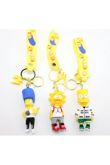  Silikon Simpsons Anahtarlık Alk1383