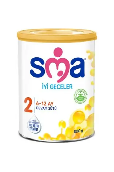  193 SMA İyi Geceler 2 Bebek Devam Sütü 6-12 Ay 800gr