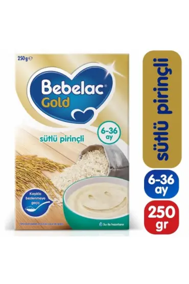  193 Bebelac Gold Sütlü Pirinçli Kaşık Maması 250gr