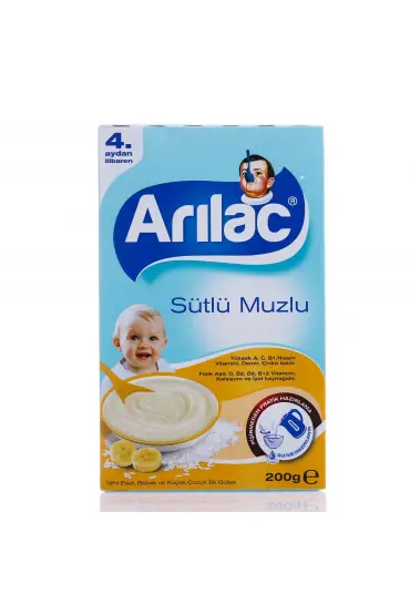  193 Arılac İnstant Sütlü Muzlu Ek Gıda 200gr