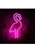 Pembe Flamingo Model Neon Led Işıklı Masa Lambası Dekoratif Aydınlatma Gece Lambası