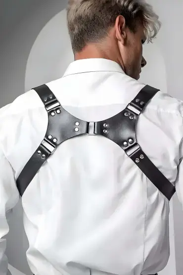  41 Erkek Harness Kemer, Erkek Gömlek Kemeri, Erkek T-Shirt Kemeri - Ürün Rengi:Kırmızı