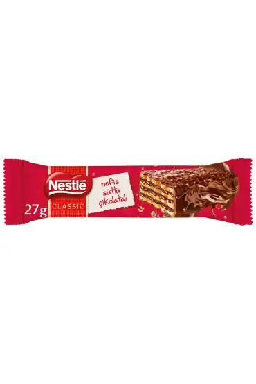 Nestle Classic Sütlü Çikolatalı Çıtır Gofret x 20 Adet