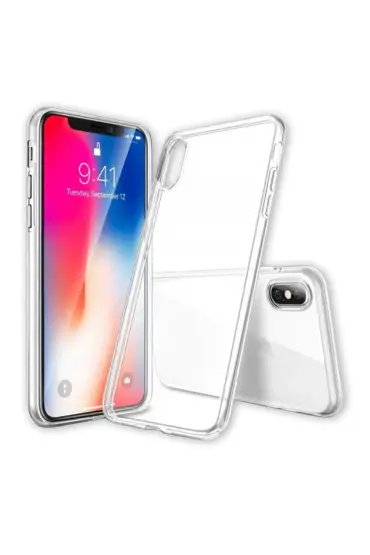  942 İphone Xs Max Kılıf Lüx  Silikon - Ürün Rengi : Şeffaf