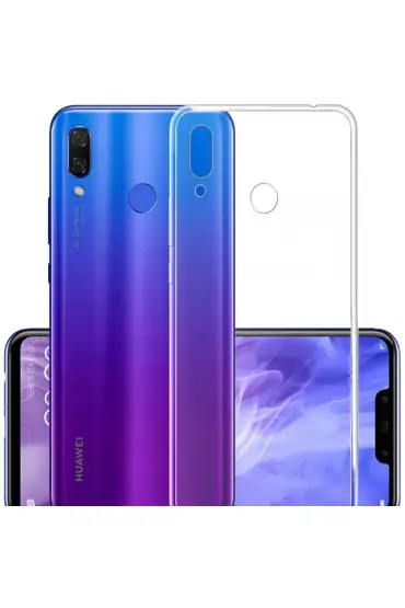  942 Huawei P20 Lite Kılıf Lüx  Silikon - Ürün Rengi : Şeffaf