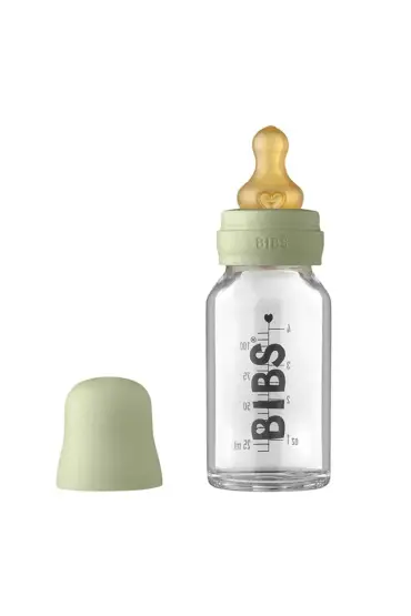  193 Bibs  Bottle Complete Set Biberon 110ml Sage