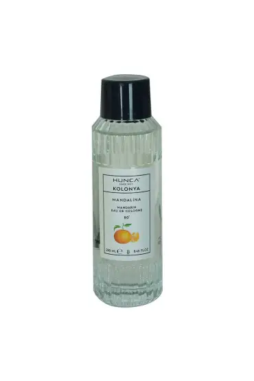  214 Mandalina Kolonyası 80 Derece Cam Şişe 250 ML - Eau De Cologne