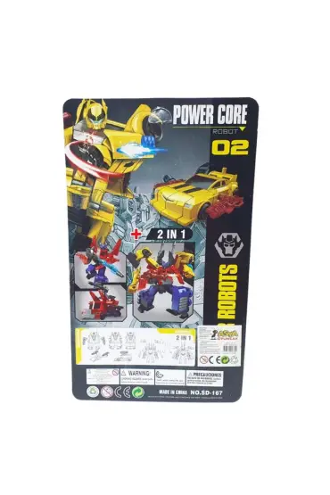  505 Transformers Robota Dönüşen Araba - SD-167 - Sarı