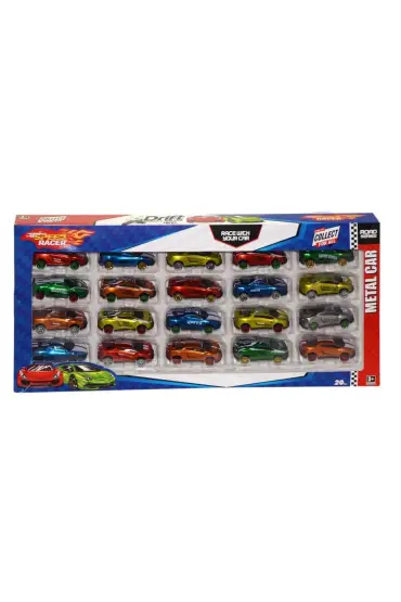  193 TOY-35 Toysan, Speed Racer 20li Metal Araba Seti