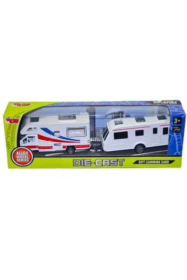  193 XFD889-391 Kutulu Çek Bırak Die-Cast 2Li Karavan - Vardem Oyuncak