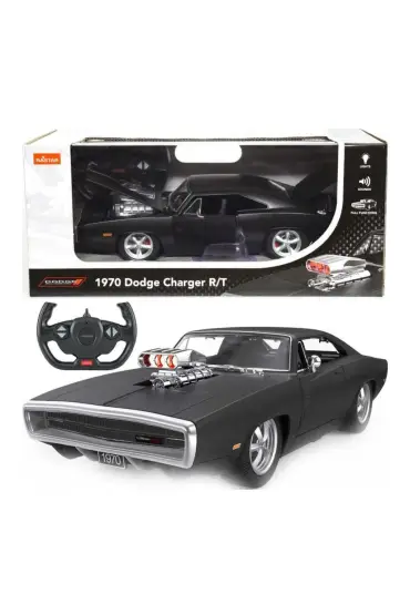  193 99010 1970 Dodge Charger R/T Sesli  Işıklı Uzaktan Kumandalı Araba -Sunman