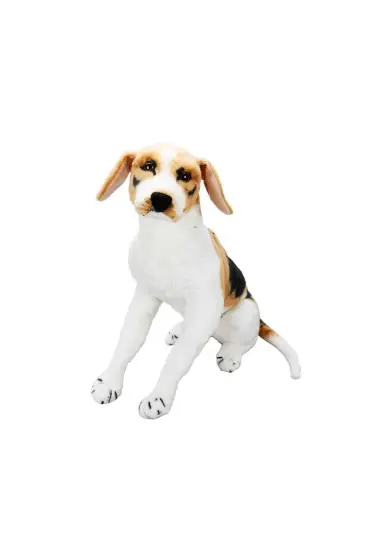  193 01409 Oturan Beagle Köpek Peluş 68 cm