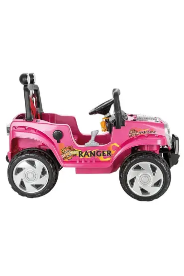  193  Ranger Uzaktan Kumandalı Akülü Araba 12 Volt 05-107 Metalik Pembe