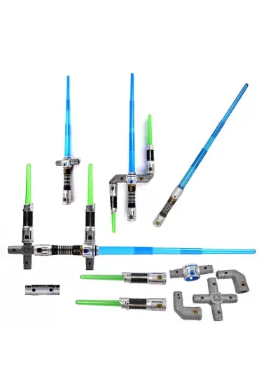  193 Nessiworld Star Lightsaber Elektronik Işın Kılıcı Seti A8112