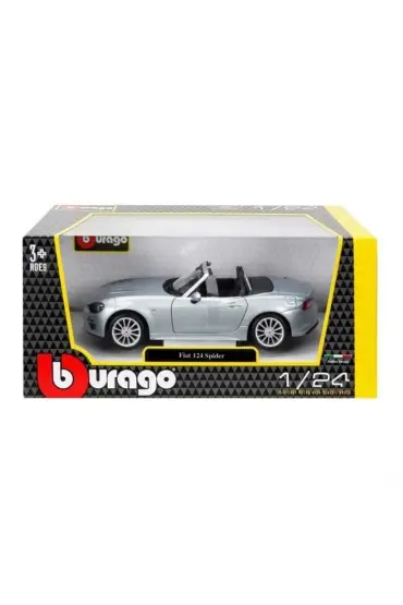  193 Nessiworld Bburago 1:24 Fiat 124 Spider Model Araba