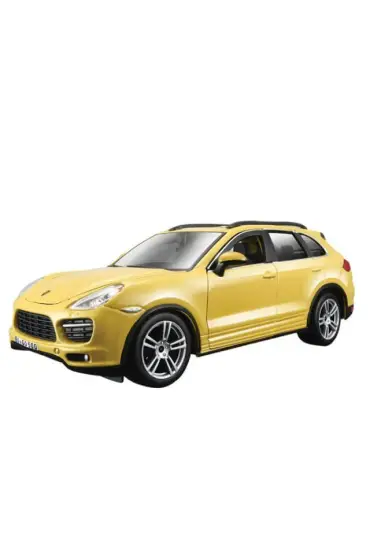  193 Nessiworld Bburago 1:24 Porsche Cayenne Turbo Plus Sarı Model Araba