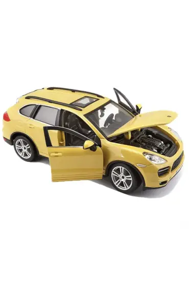  193 Nessiworld Bburago 1:24 Porsche Cayenne Turbo Plus Sarı Model Araba