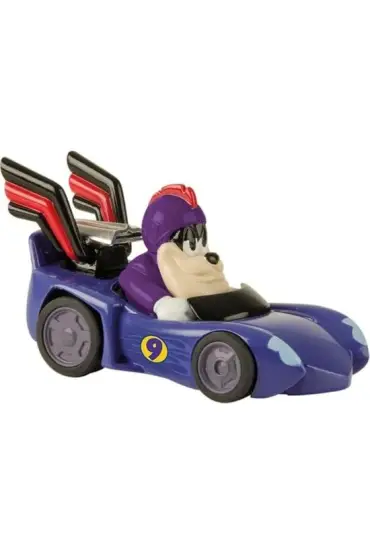  193 Disney Mickey And The Roadster Racers Figür ve Araç Pete Figürü ve Arabası