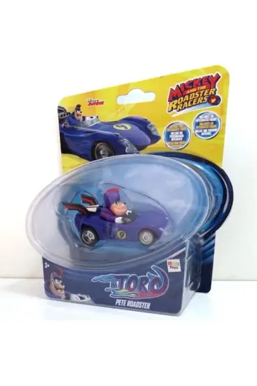  193 Disney Mickey And The Roadster Racers Figür ve Araç Pete Figürü ve Arabası