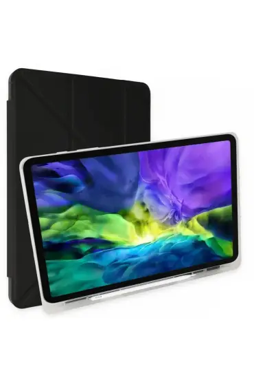  942 İpad Pro 12.9 (2018) Kılıf Kalemlikli Mars Tablet Kılıfı - Ürün Rengi : Kırmızı