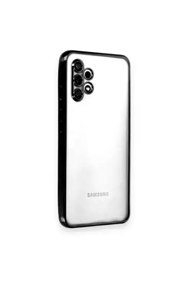  942 Samsung Galaxy A32 Kılıf Razer Lensli Silikon - Ürün Rengi : Mor