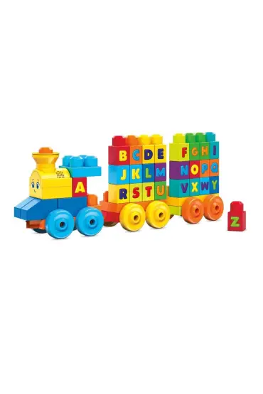  193 FWK22 MEGA BLOKS® Müzikli Alfabe Treni 50 parça +1 yaş