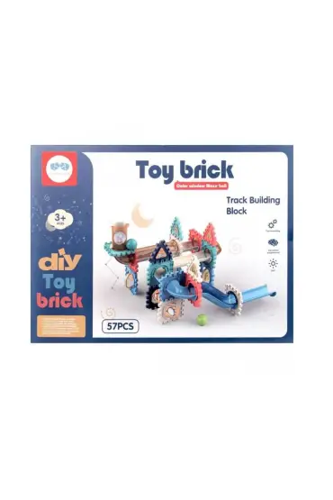  193 3253 Toy Brick 3D Yapı ve Tasarım Blokları 57 Parça -Sunman