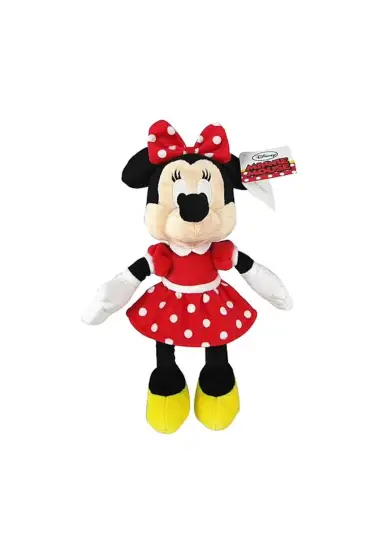  193 3414 Peluş Minnie  Kırmızı Elbiseli 25 cm -Sunman