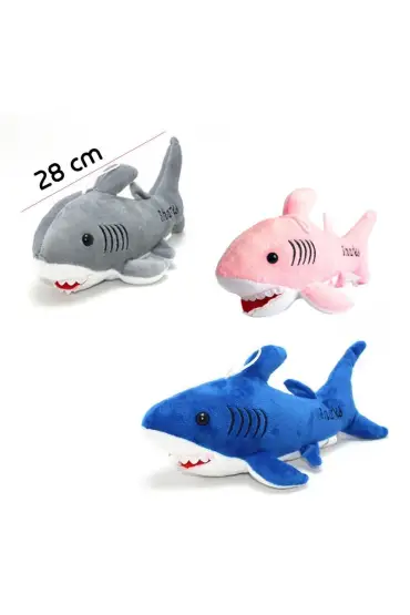  193  Shark Şarkılı Köpek Balığı Peluş Oyuncak 28 cm