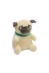  193 Oturan Pug Peluş Köpek 30Cm