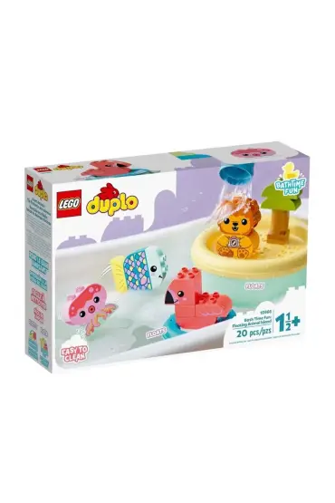  193 10966 ® Duplo® Banyo Zamanı Eğlencesi: Yüzen Hayvan Adası, 20 parça, +1,5 yaş