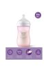  193  Avent Doğal Tepkili Natural Response PP Biberon 260ml 1+ Ay Pembe