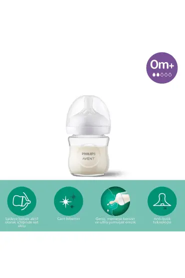  193  Avent Doğal Tepkili Natural Response Cam Biberon 120ml 0+ Ay