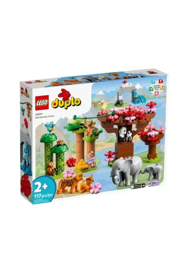  193 10974 Lego Duplo - Vahşi Asya Hayvanları, 117 parça +2 yaş