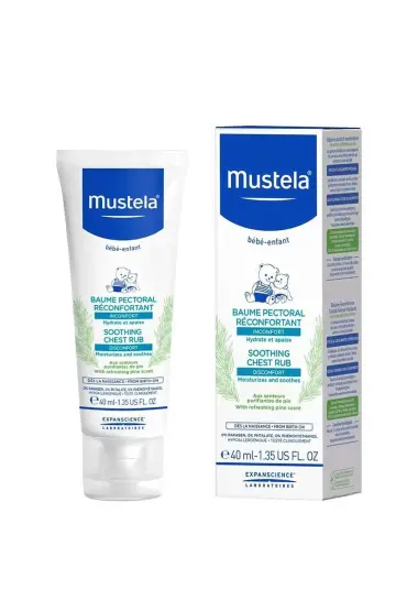  193 Mustela Soothing Chest Rub (Rahatlatıcı Göğüs Balsamı) 40ml